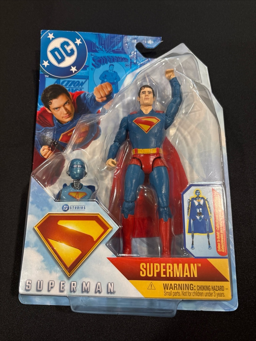 DC Superman Packaging Panel – Blue, Red, Yellow